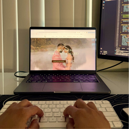 Customized wedding website